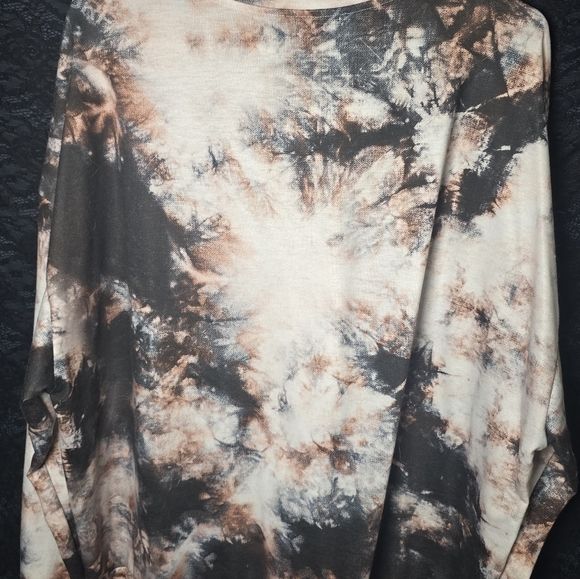 Halloween Tie-Dye Pumpkin Graphic Long Sleeve - Picture 2 of 3